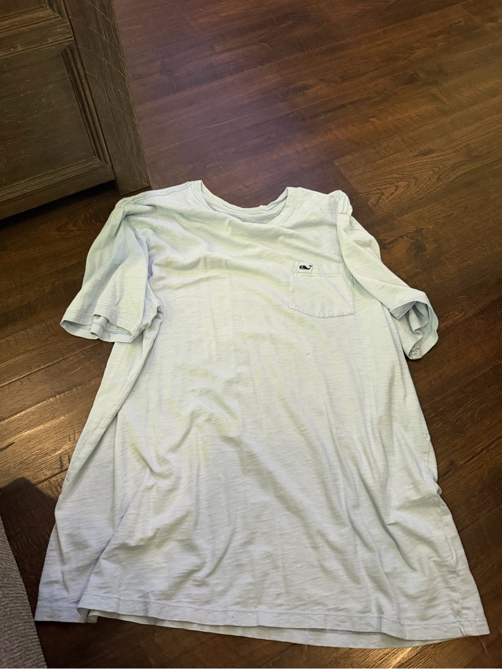 Vineyard Vines Pale Blue Short Sleeve Pocket Tee